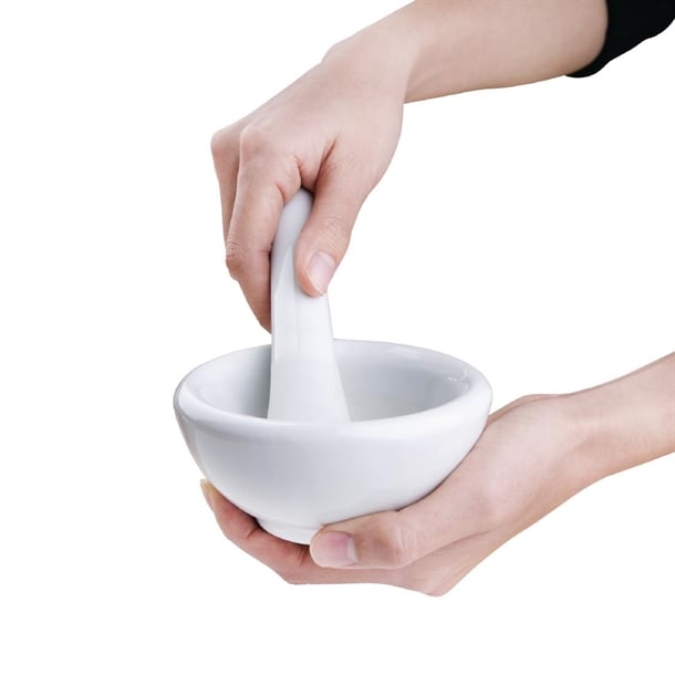 Vogue Porcelain Pestle and Mortar j923