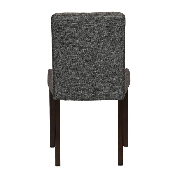 Bath Walnut Dining Chairs with Smoke Back & Tan Seat (6 Pack) ja289