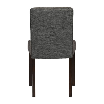 Bath Walnut Dining Chairs with Smoke Back & Tan Seat (6 Pack) ja289