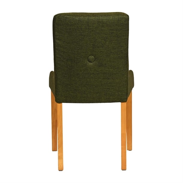 Bath Soft Oak Dining Chairs with Forest Back & Espresso Seat (6 Pack) ja292