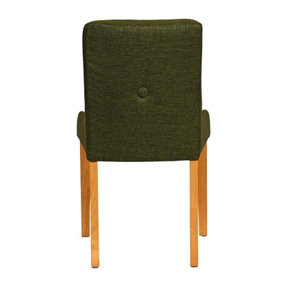 Bath Soft Oak Dining Chairs with Forest Back & Espresso Seat (6 Pack) ja292