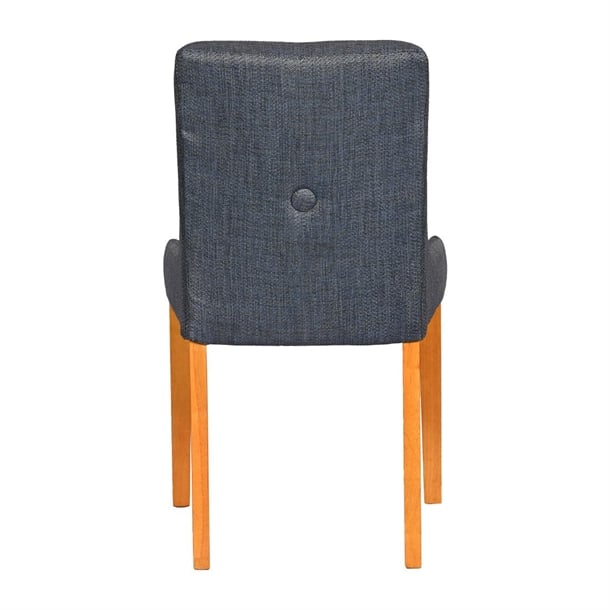 Bath Soft Oak Dining Chairs with Sea Back & Tan Seat (6 Pack) ja294