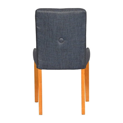 Bath Soft Oak Dining Chairs with Sea Back & Tan Seat (6 Pack) ja294