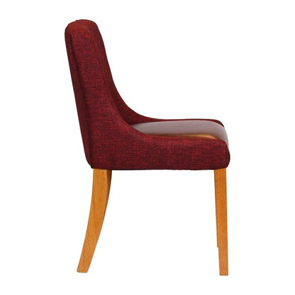 Bath Soft Oak Dining Chairs with Scarlett Back & Espresso Seat (6 Pack) ja295