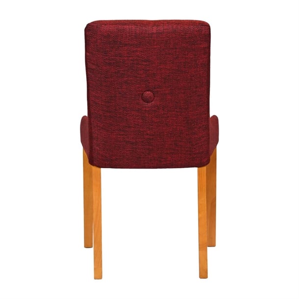Bath Soft Oak Dining Chairs with Scarlett Back & Espresso Seat (6 Pack) ja295