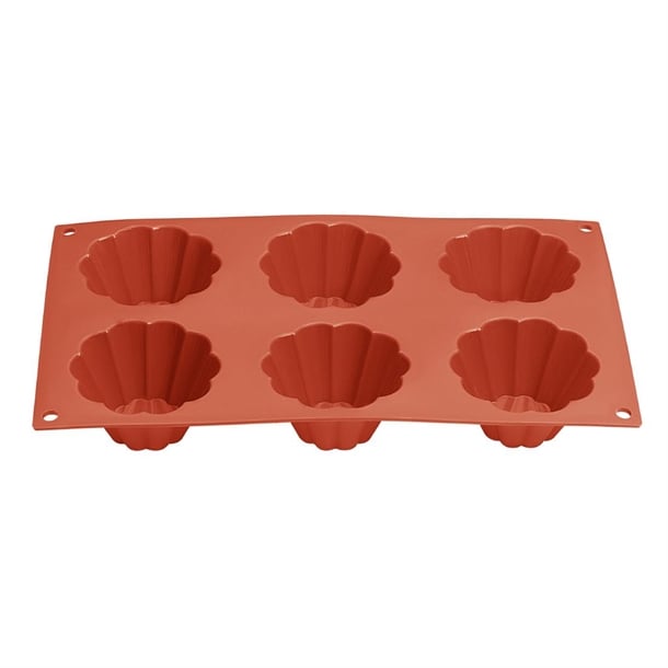 Vogue Silicone Brioche Mould 6 Cup ja310