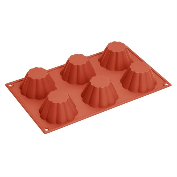 Vogue Silicone Brioche Mould 6 Cup ja310