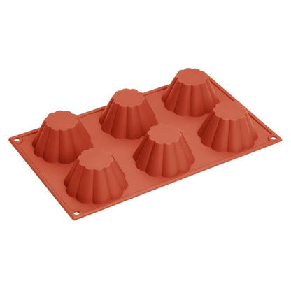 Vogue Silicone Brioche Mould 6 Cup ja310