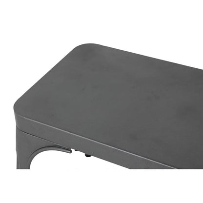 Bolero Bistro Metal Benches Gunmetal 1000mm (2 Pack) ja329