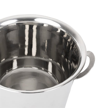 Olympia Flare Wine Bucket Stainless Steel 4.3Ltr ja339