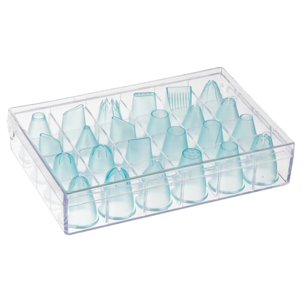Vogue Polycarbonate Cake Decorating Tips ( 24 Pack) ja521