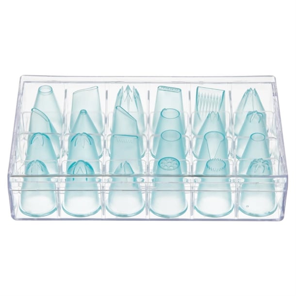 Vogue Polycarbonate Cake Decorating Tips ( 24 Pack) ja521