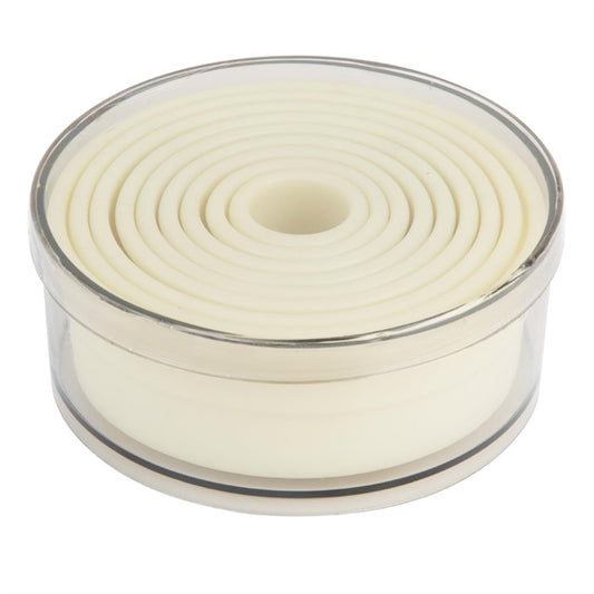 Vogue Plain Round Nylon Pastry Cutters ( 9 Pack) ja522