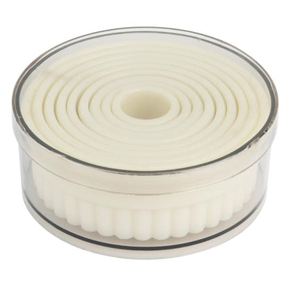 Vogue Serrated Round Pastry Cutters Nylon ( 9 Pack) ja523