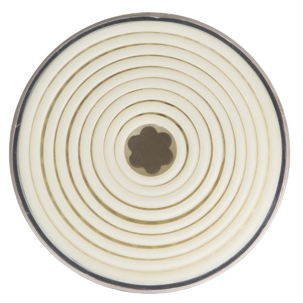 Vogue Serrated Round Pastry Cutters Nylon ( 9 Pack) ja523