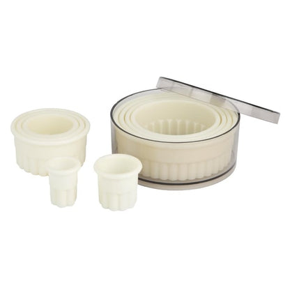 Vogue Serrated Round Pastry Cutters Nylon ( 9 Pack) ja523
