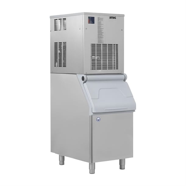 Simag Modular Ice Flaker 600kg with 406kg Storage Bin & Adaptor ja564