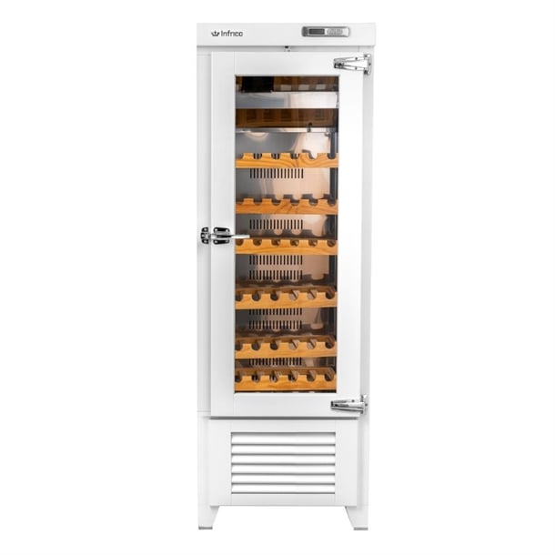 Infrico Upright Single Door Wine Storage Cabinet (90 Bottles) ja577