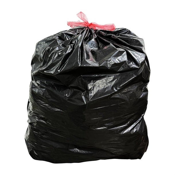 Nisbets Essentials Medium Duty Bin Bags Black 70Ltr (50 Pack) ja599