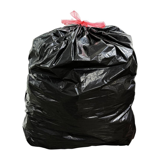 Nisbets Essentials Medium Duty Bin Bags Black 70Ltr (50 Pack) ja599