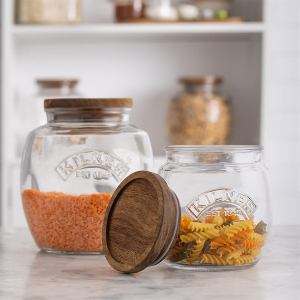 Kilner Universal Jar with Acacia Wooden Lid 2Ltr ja604