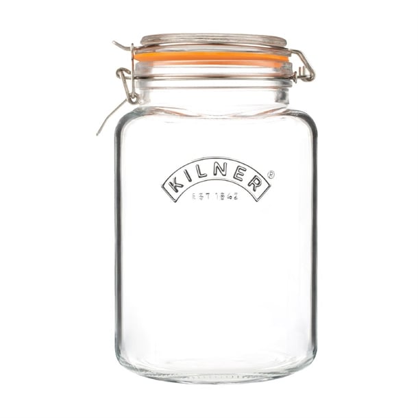 Kilner Clip Top Square Jar 3Ltr ja613