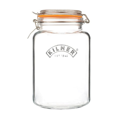 Kilner Clip Top Square Jar 3Ltr ja613