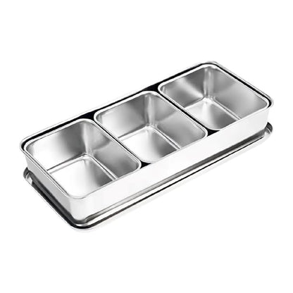 Clover Japanese Yakumi Pan Condiment Holder with 3 Large Inserts ja630