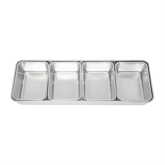 Clover Japanese Yakumi Pan Condiment Holder with 4 Large Inserts ja631