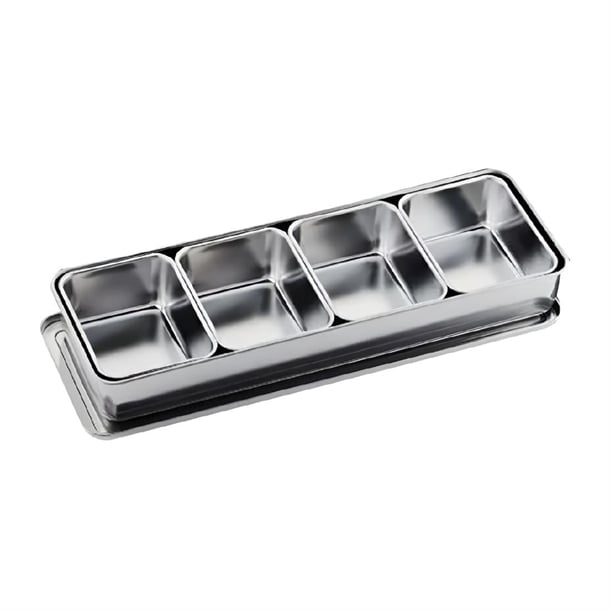 Clover Japanese Yakumi Pan Condiment Holder with 4 Large Inserts ja631