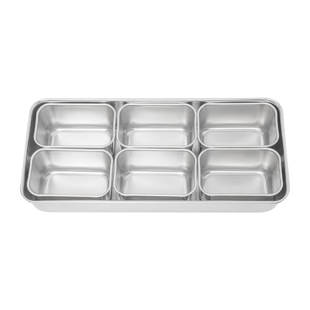 Clover Japanese Yakumi Pan Condiment Holder with 6 Small Inserts ja633
