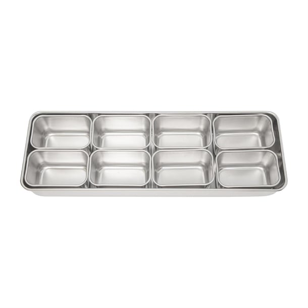 Clover Japanese Yakumi Pan Condiment Holder with 8 Small Inserts ja634