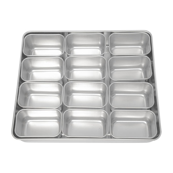 Clover Japanese Yakumi Pan Condiment Holder with 12 Small Inserts ja635