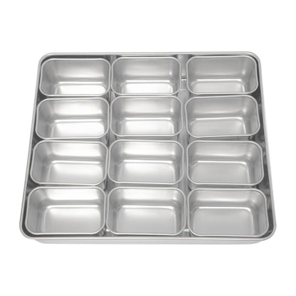 Clover Japanese Yakumi Pan Condiment Holder with 12 Small Inserts ja635