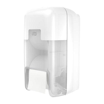 Tork OptiServe 2-Roll Coreless Toilet Paper Dispenser White T7 ja854