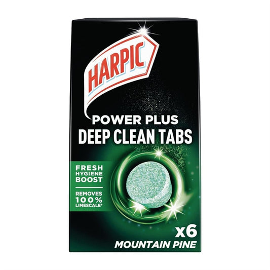 Harpic Power Plus Deep Clean Tabs Mountain Pine (6 Pack) ja860