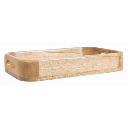 Olympia Mango Wood Rectangular Deep Sided Tray 300x190mm ja887