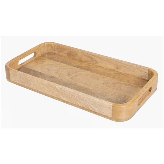 Olympia Mango Wood Rectangular Deep Sided Tray 430x230mm ja888