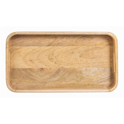 Olympia Mango Wood Rectangular Deep Sided Tray 430x230mm ja888