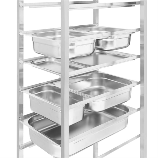 Nisbets Essentials Gastronorm Racking Trolley 10 Level ja904