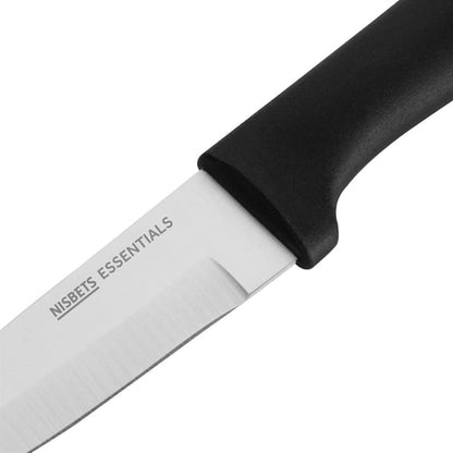 Nisbets Essentials Paring Knife Black 9cm ja907