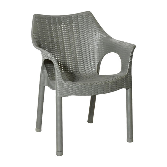 Bolero Elements Polypropylene Armchairs Olive Green (4 Pack) ja912