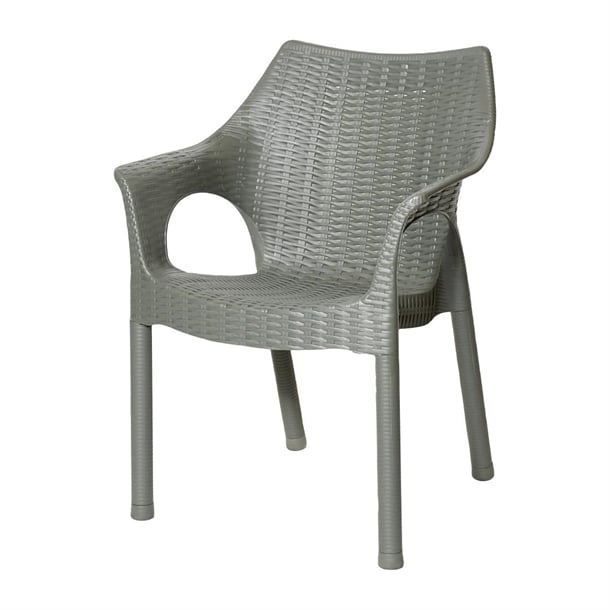 Bolero Elements Polypropylene Armchairs Olive Green (4 Pack) ja912