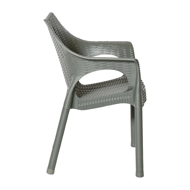 Bolero Elements Polypropylene Armchairs Olive Green (4 Pack) ja912