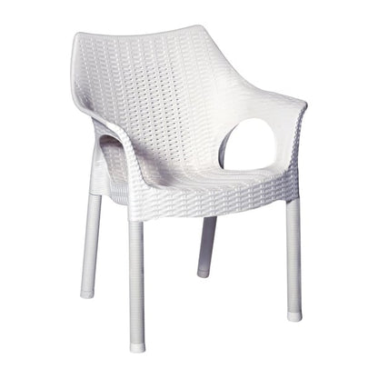 Bolero Elements Polypropylene Armchairs Snow (4 Pack) ja913