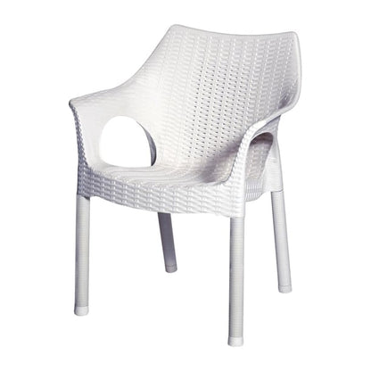 Bolero Elements Polypropylene Armchairs Snow (4 Pack) ja913
