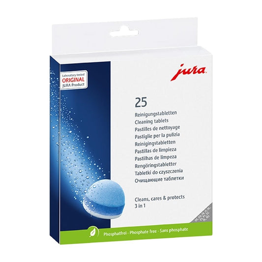 JURA 3-Phase Cleaning Tablets (25 Pack) ja926