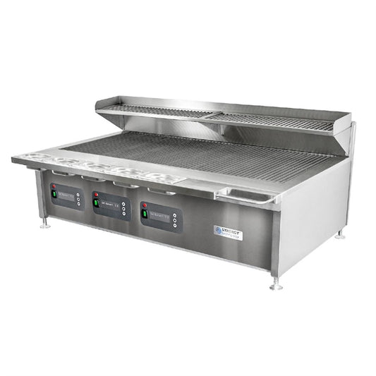 Synergy Grill Trilogy Nat Gas Chargrill with Garnish Rail & Slow Cook Shelf ST1500 ja960