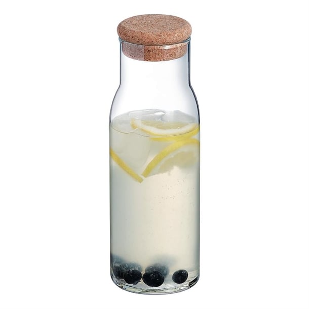 Luminarc Funambule Carafes with Cork Lid 1Ltr (6 Pack) jb042