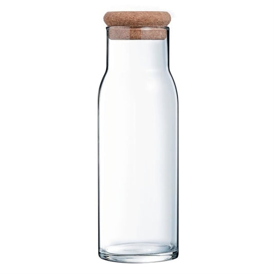 Luminarc Funambule Carafes with Cork Lid 1Ltr (6 Pack) jb042